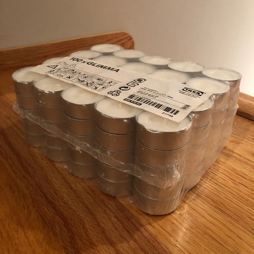 Ikea 100 glimma - glimma, unscented